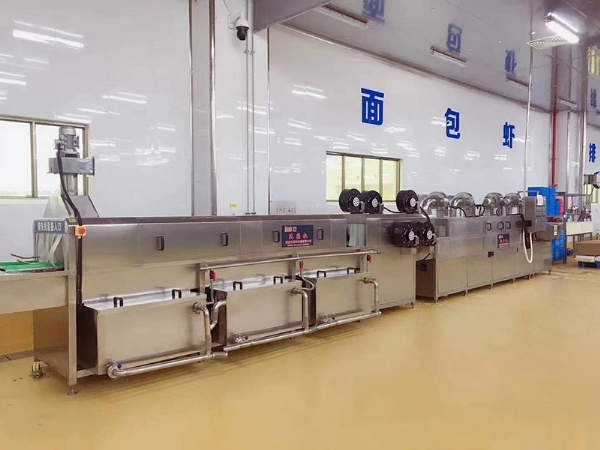 國聯(lián)水產(chǎn)客戶使用現(xiàn)場(chǎng)烘干型洗筐機(jī)